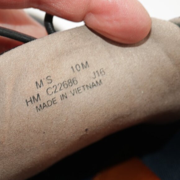 Cole Haan Mens Trafton Sneaker Size 10 Black Leather Lace Up Casual Shoe Low Top - Picture 11 of 11